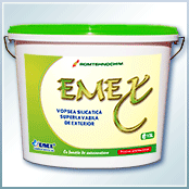 Exterior washable silicate paint “Emex”