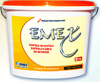 Interior washable silicate paint “Emex”