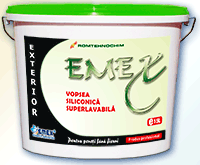 Silicone exterior washable paint “Emex”